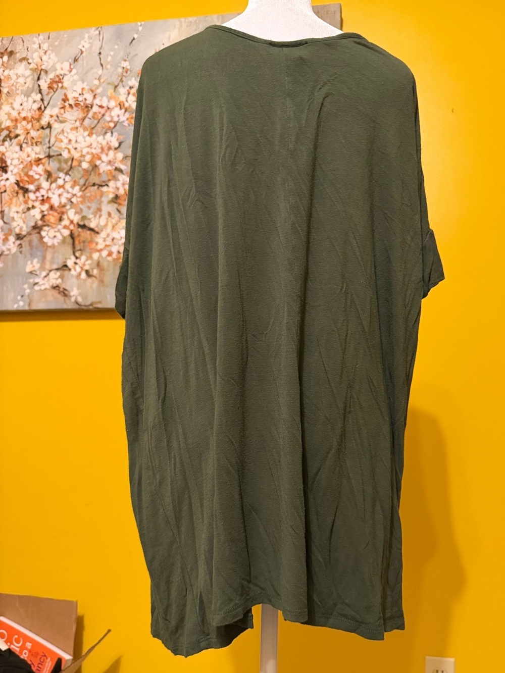 Honey & Lace Olive Green Midi Dress Or Tunic - Picture 2 of 3